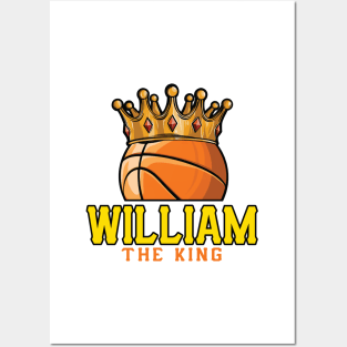 William The King Basketball Custom Player Your Name Posters and Art